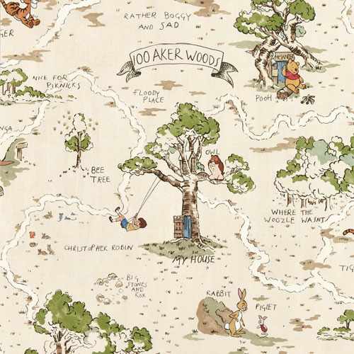 картинка Обои Sanderson, коллекция Disney Home X Sanderson Wallpapers, арт. DDIW217291, Великобритания от LIVING