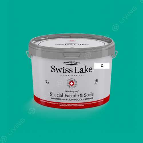 картинка Краска Swiss Lake Special Faсade & Socle цвет meadow №2315 от LIVING