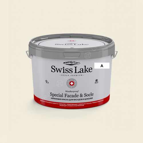 картинка Краска Swiss Lake Special Faсade & Socle цвет foggy Albion №206 от LIVING