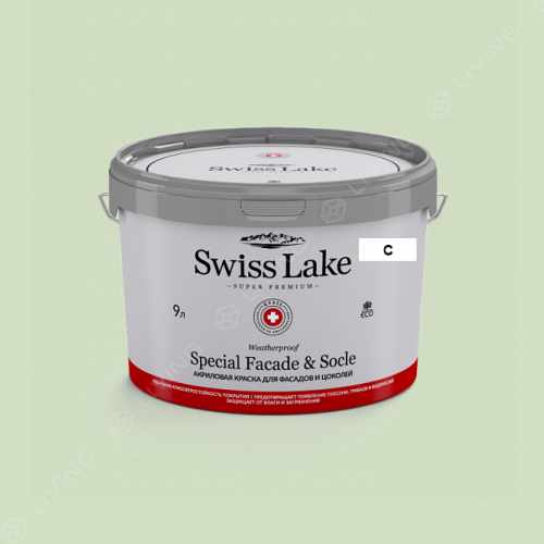картинка Краска Swiss Lake Special Faсade & Socle цвет On Cloud Seven №2461 от LIVING