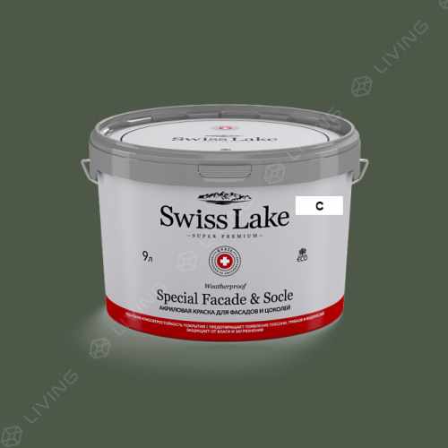 картинка Краска Swiss Lake Special Faсade & Socle цвет Queen Agave №2699 от LIVING