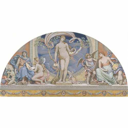 картинка Фреска Affresco, коллекция Фрески и фотообои, арт. Elihu Vedder Rome Representative of the Arts Россия от LIVING