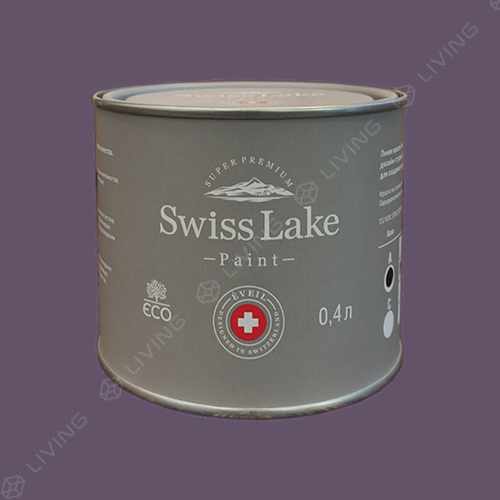 картинка Краска Swiss Lake Wall Comfort 7 цвет purple lotus №1853 от LIVING