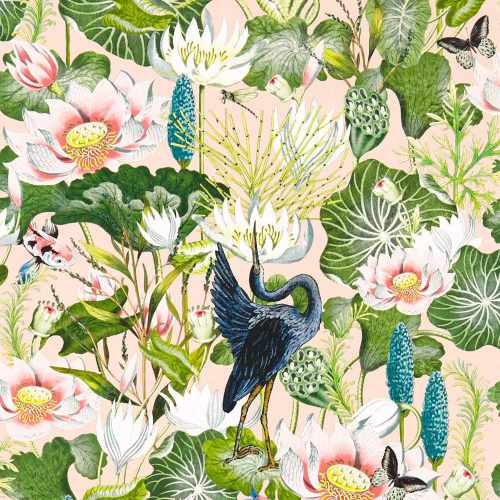 картинка Обои Clarke & Clarke, коллекция Botanical Wonders Wallpaper, арт. W0137/01, Великобритания от LIVING