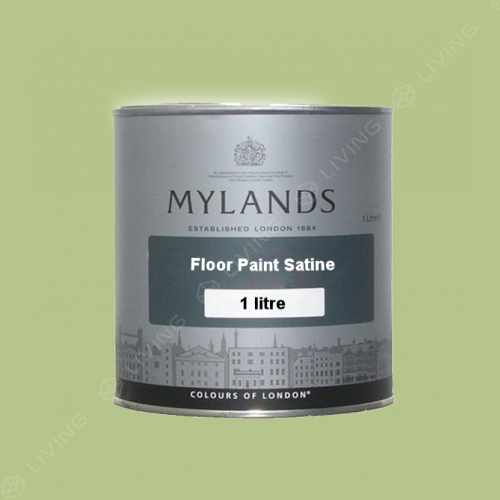 картинка Краска Mylands Floor Paint Satine цвет French Green №187 от LIVING