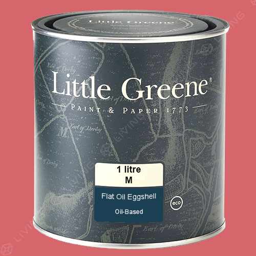 картинка Краска Little Greene Flat Oil Eggshell цвет Carmine №189 от LIVING