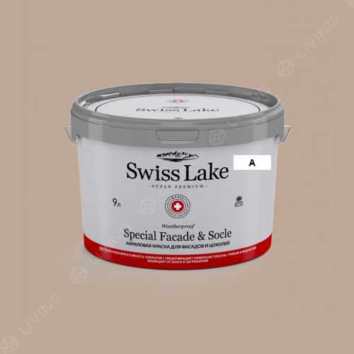 картинка Краска Swiss Lake Special Faсade & Socle цвет Brulée №540 от LIVING
