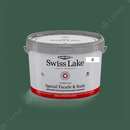 картинка Краска Swiss Lake Special Faсade & Socle цвет Ocean Tropic №2519 от LIVING
