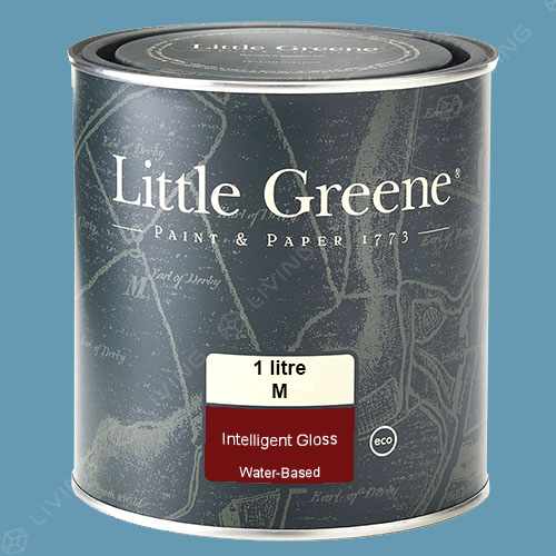 картинка Краска Little Greene Acrylic Gloss (Intelligent Gloss) цвет Blue Verditer №104 от LIVING