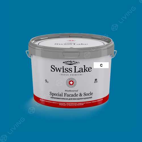 картинка Краска Swiss Lake Special Faсade & Socle цвет PLANETARIUM №2084 от LIVING