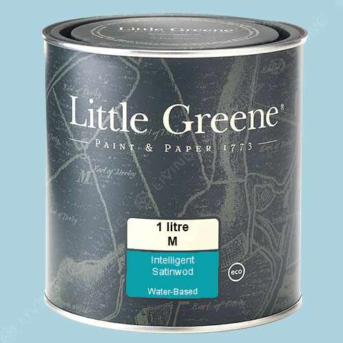 картинка Краска Little Greene Intelligent Satinwood цвет Sky Blue №103 от LIVING