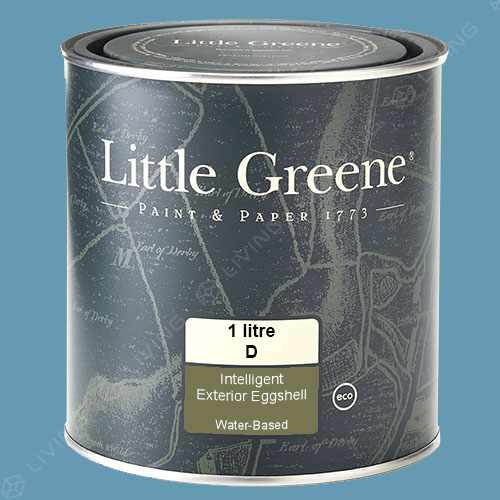 картинка Краска Little Greene Intelligent Exterior Eggshell цвет Blue Verditer №104 от LIVING