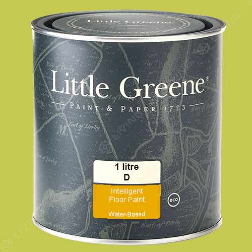 картинка Краска Little Greene Intelligent Floor Paint цвет Pale Lime №70 от LIVING