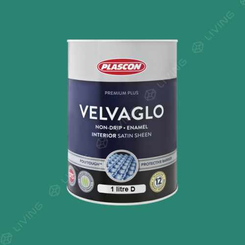 картинка Краска Plascon VELVAGLO WB цвет Green Maiden арт.G5-C1-2 от LIVING