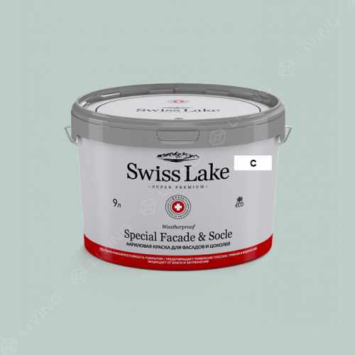 картинка Краска Swiss Lake Special Faсade & Socle цвет Vibrant Horizon №2383 от LIVING