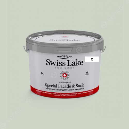 картинка Краска Swiss Lake Special Faсade & Socle цвет clean khaki №2459 от LIVING