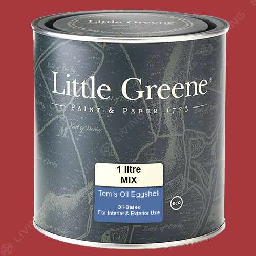 картинка Краска Little Greene Toms Oil Eggshell цвет Cape Red №279 от LIVING