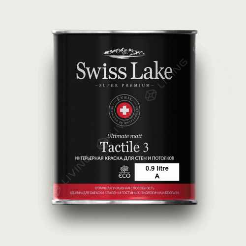 картинка Краска Swiss Lake Tactile 3 цвет kaolin №9 от LIVING