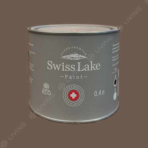 картинка Краска Swiss Lake Wall Comfort 7 цвет sepia №668 от LIVING