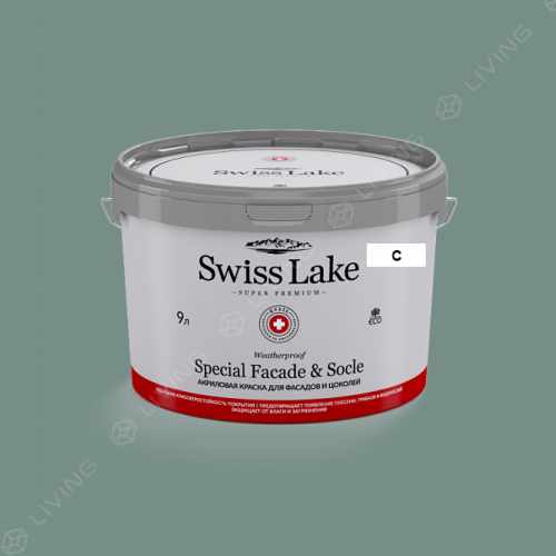 картинка Краска Swiss Lake Special Faсade & Socle цвет rocky river №2290 от LIVING