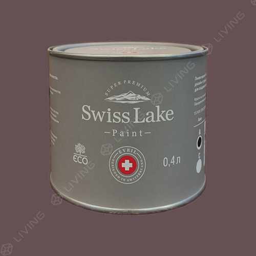 картинка Краска Swiss Lake Wall Comfort 7 цвет Ripe Mulberry №1758 от LIVING