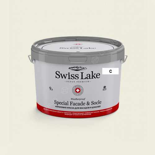картинка Краска Swiss Lake Special Faсade & Socle цвет silk star №2574 от LIVING