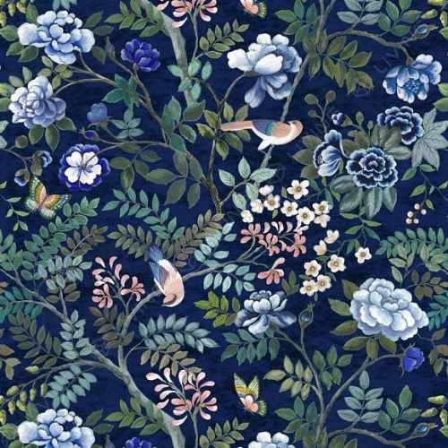 Ткань Designers Guild, коллекция Porcelaine de Chine, арт. FDG3016/01, Великобритания