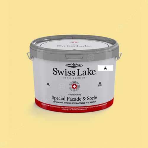 картинка Краска Swiss Lake Special Faсade & Socle цвет banana pudding №974 от LIVING