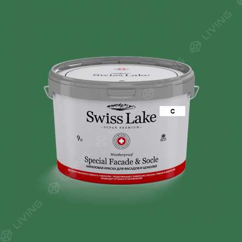 картинка Краска Swiss Lake Special Faсade & Socle цвет LEPRECHAUN №2515 от LIVING