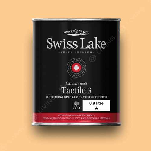 картинка Краска Swiss Lake Tactile 3 цвет marmalade №1134 от LIVING