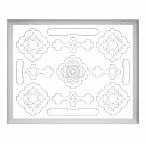 Потолок RODECOR Камелия Ф3, арт. 88013CN, 500 х 400 см.