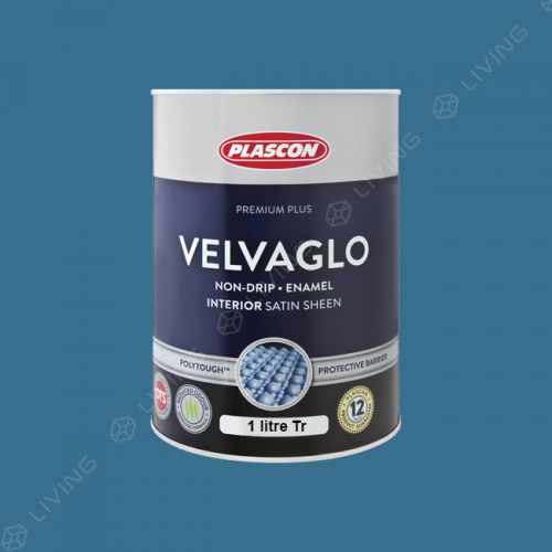 картинка Краска Plascon VELVAGLO WB цвет Blueprint арт.B6-C1-2 от LIVING