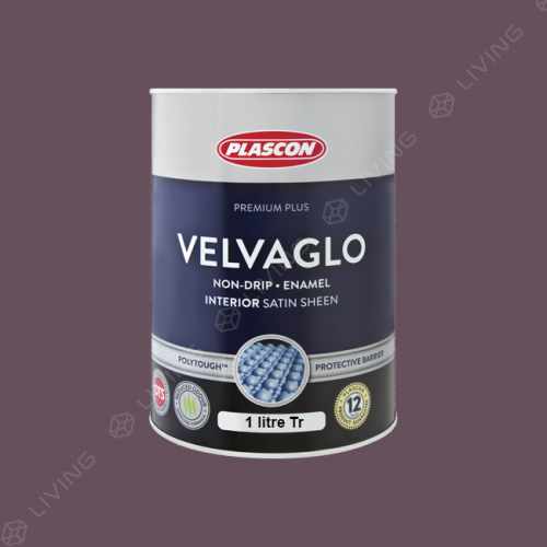 картинка Краска Plascon VELVAGLO WB цвет Shaded Prune арт.P7-E1-2 от LIVING