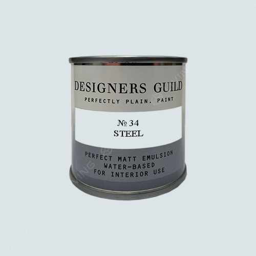 картинка Краска Designers Guild Perfect Matt Emulsion цвет STEEL №34 от LIVING