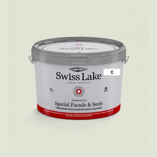 картинка Краска Swiss Lake Special Faсade & Socle цвет mother of pearl №2580 от LIVING
