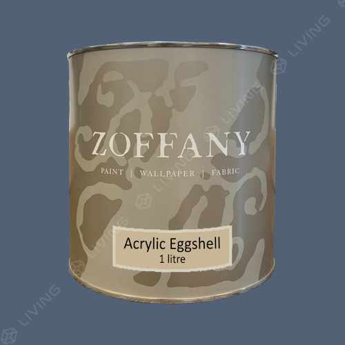 картинка Краска ZOFFANY Acrylic Eggshell цвет VELVET BLUE от LIVING