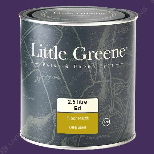 картинка Краска Little Greene Floor Paint цвет Purpleheart №188 от LIVING