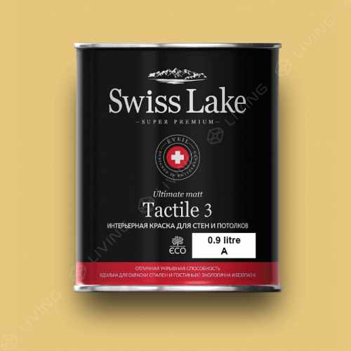 картинка Краска Swiss Lake Tactile 3 цвет Maize №1035 от LIVING