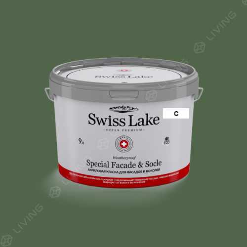 картинка Краска Swiss Lake Special Faсade & Socle цвет MOUNTAIN FOREST №2715 от LIVING