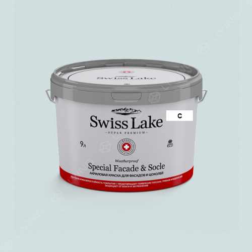 картинка Краска Swiss Lake Special Faсade & Socle цвет tender crey №2228 от LIVING