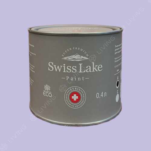 картинка Краска Swiss Lake Wall Comfort 7 цвет LILAC BREEZE №1868 от LIVING