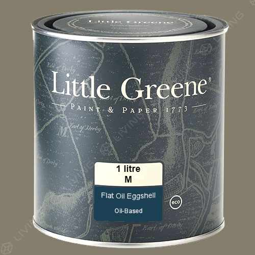 картинка Краска Little Greene Flat Oil Eggshell цвет Silt №40 от LIVING