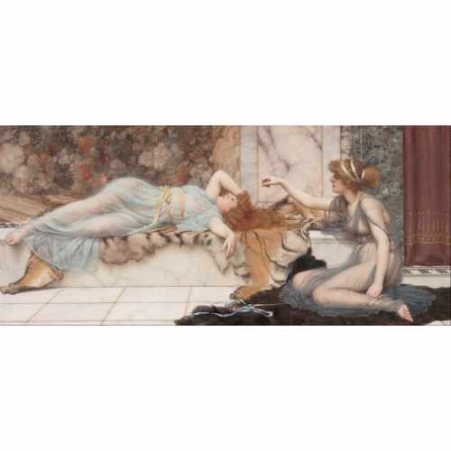 Фреска Affresco, коллекция Фрески и фотообои, арт. Godward John William Mischief and Repose Россия