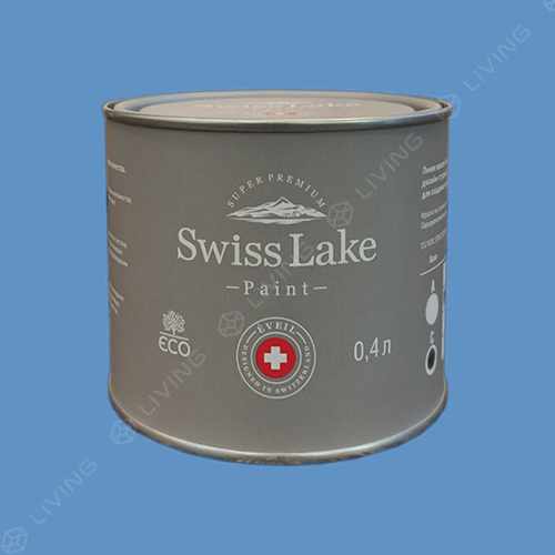 картинка Краска Swiss Lake Wall Comfort 7 цвет caribbean azure №2036 от LIVING