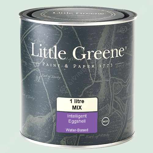 картинка Краска Little Greene Intelligent Eggshell (Acrylic Eggshell) цвет Aquamarine Light №283 от LIVING