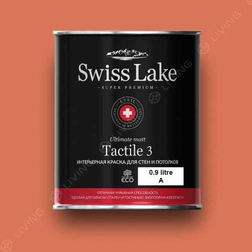 картинка Краска Swiss Lake Tactile 3 цвет nectarine №1341 от LIVING