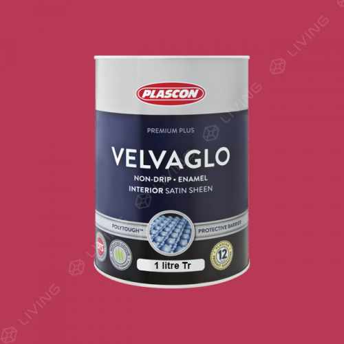 картинка Краска Plascon VELVAGLO WB цвет Rickshaw Red арт.R4-B1-1 от LIVING
