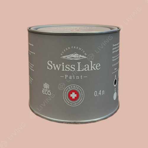 картинка Краска Swiss Lake Wall Comfort 7 цвет fairest pink №1566 от LIVING