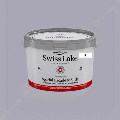 картинка Краска Swiss Lake Special Faсade & Socle цвет MONET'S LAVENDER №1793 от LIVING