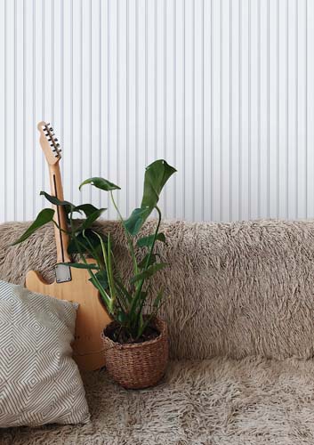 картинка Панель белая HI WOOD, арт. LV124 NP, 12 х 1.2 х 270 см от LIVING